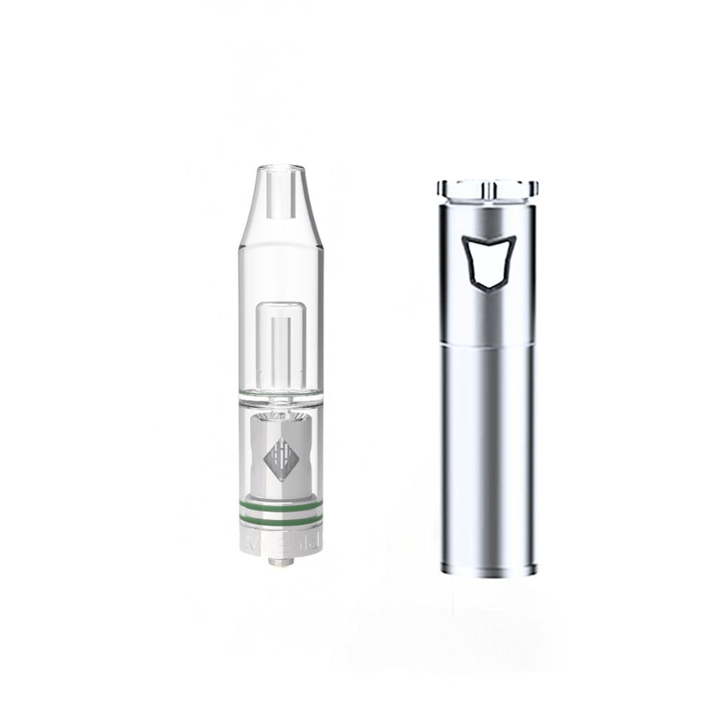 Longmada Crystal 2 Atomizer Kit With Water Bubbler 510 Thread For Wax, Dry Herb(1Kit)