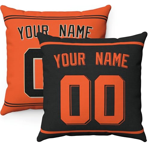 ANTKING San Francisco Throw Pillow Personalized Any Name and Number Custom Gift for Men Women Boys