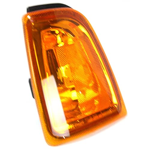 Dat Auto Parts Front Left Driver Side Corner Park Signal Lamp Housing Light Replacement For 2001-2005 Ford Ranger Amber Lens Fo2520168 1L5Z15A201Ba #TOP2