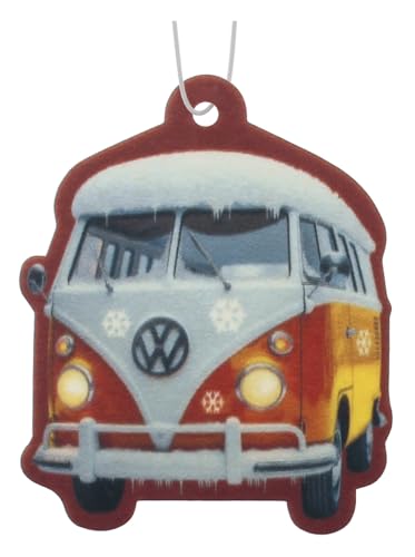 BRISA VW Collection - VW T1 Bulli Bus Lufterfrischer Volkswagen lizenziert fürs Auto/KFZ & Zuhause (Weihnachtliche Düfte, Schokolade, Orange)
