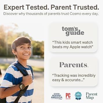 JrTrack 5 SE Kids Smart Watch by Cosmo | Starter Bundle