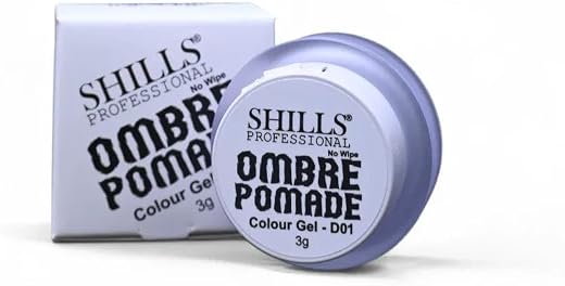 SHILLS PROFESSIONAL Ombre Pomade Colour Gel 8ml | No-Wipe Gradient Nail Art Gel | UV/LED Cure | Ombre, French &amp; Fade Nail ...