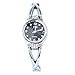Produktbild Souarts Damen Edelstahl Armbanduhr Quartz Analog Armreif Uhr mit Batterie