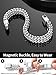 ChainsHouse Stainless Steel Mens Bracelets, Men's Fashion Accessories Jewelry Bracelet Wrist Band for Dad