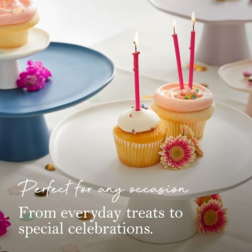 Rosanna Bloom, Large Porcelain White Cake Stand, 11.25" – Round Cake Stands for Party, Cupcake Stand Plate, Perfect for Wedding and Birthday Parties, Decorative Gift Box Included, Pedestal by Rosanna - Image 4