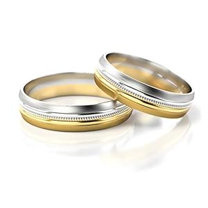 JC Trauringe 18 Karaat (750) Tweekleurig