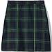 Lands' End Uniform Plaid Aline Skirt Below The Knee Hunter/Classic Navy Plaid Kids Slim 10
