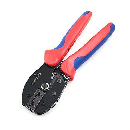 Haicable Wire Crimper Plier Ly-07Fl For Insulated 90 Degrees Flag Terminals Awg 20 And Awg 14 Crimping Tool #TOP7