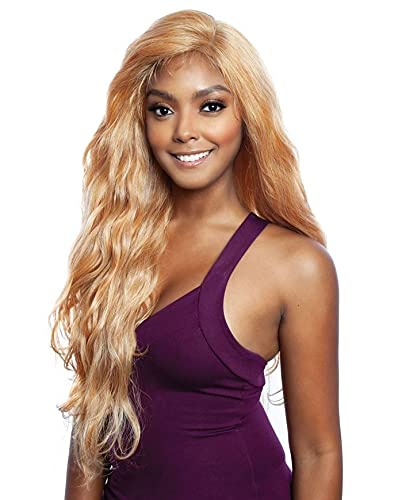 Mane Concept Brown Sugar Human Hair Mix Invisible Whole Lace Wig - BSI406 OLEANDER (BUG)
