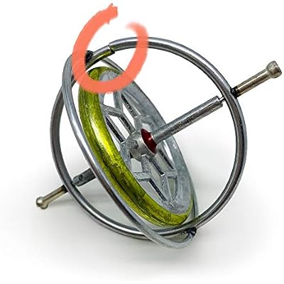 TEDCO Classic Gyroscope Nostalgic Carton Edition - Timeless STEM Toy Since 1917 Teaches Motion, Balance & Inertia Made in USA