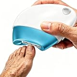 【2026 アップグレード版 人気爪切り】電動爪切り 電動つめきり 電動爪やすり 両用爪削り爪磨き Type-C充電 超軽量 簡単操作 爪の傷を防止 安全 持ち運び簡単 低騒音 角質ケア 介護用品 子供/大人/高齢者と家族全員が使用 交換式プレードヘッド付き プレゼント（ホワイト）