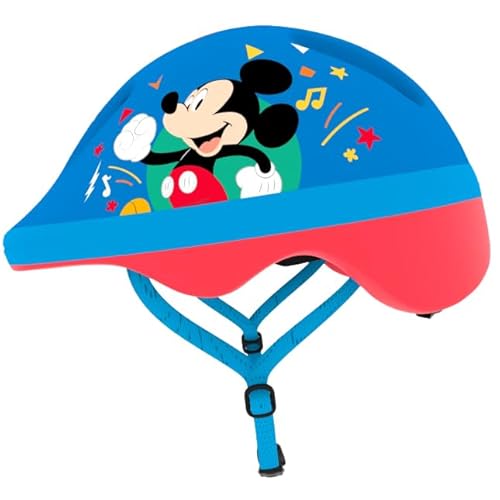 Klein-Kind Fahrradhelm Mickey, XS: 44-48cm, ca. 1-2.5 Jahre, Mickey Maus - Junior Klein-Kind Fahrradhelm Mickey, XS: 44-48cm, ca. 1-2.5 Jahre, Mickey Maus - Junior