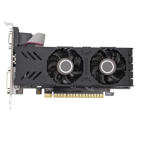 Image of GT750 4GB GDDR5 Computer Video Graphics Card, 128 Bit PC Gaming Graphics Card with Cooling Fan, PCI Express 3.0 x 16, DVI, VGA, HD Display Interface