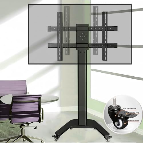 Soporte de Piso para TV Portátil, Ajustable y con Ruedas miniatura 6