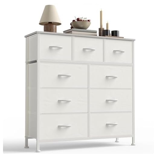 DUMOS 9-Drawer Storage Organizer for Bedroom