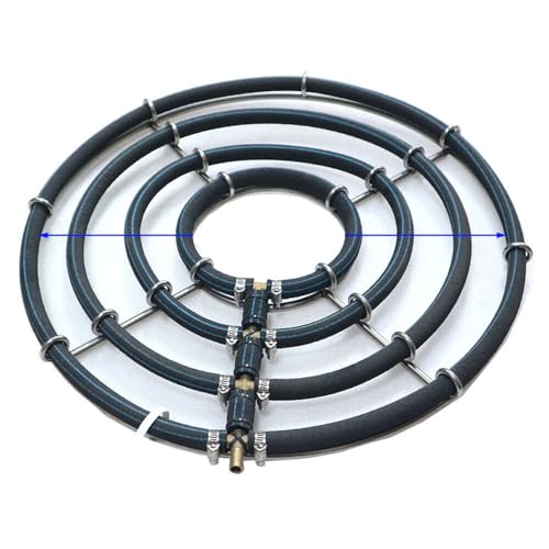 Japanischer Luftsprudler für Koi-Teich, Belüftung und Sauerstoffversorgung, Diffusor für den Koi-Karpfenteich sowie zur Sauerstoffanreicherung im Gartenteich (4 Schlaufen/Ø45cm) Japanischer Luftsprudler für Koi-Teich, Belüftung und Sauerstoffversorgung, Diffusor für den Koi-Karpfenteich sowie zur Sauerstoffanreicherung im Gartenteich (4 Schlaufen/Ø45cm)