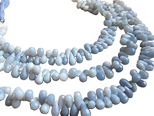 Opaline de l'Oregon briolettes haut de gamme pour création bijoux de luxe 4x7mm