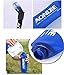 AONIJIE 2 Pack Collapsible Water Bottle Soft TPU Hydration Bag 500ml Water Bottle with Straw for Running Hiking Cycling Climbing