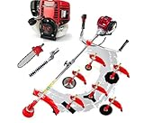 GX35 Brush Cutter 9 in 1 Gasoline Grass Cutter strimmer Pruning Shear 4 Stroke...