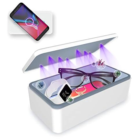 Cahot UV Light Sanitizer Box with Wireless Charging Cover
