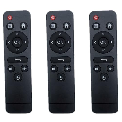 Hndhbfgrt 3X Control Remoto para 331/ MAX X3 /Mini V8/ MAX H616 Smart TV Box Android 10/9.0 4K Media Player Top Box Controller