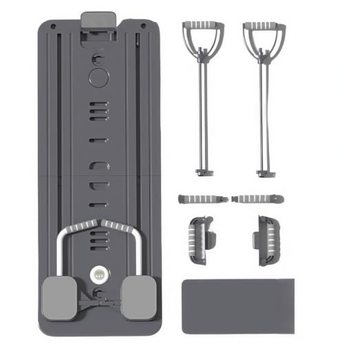 Qobvoeh ピラティスボード、腹筋ホイール、折りたたみ式、 筋トレ、 体幹トレーニング 、 静音 、ダイエット器具、 便利な収納、タイマー、便利な収納、 男女兼用 、家庭 屋外用 (スマートフォンホルダー付きアップグレードモデル,ブラック)