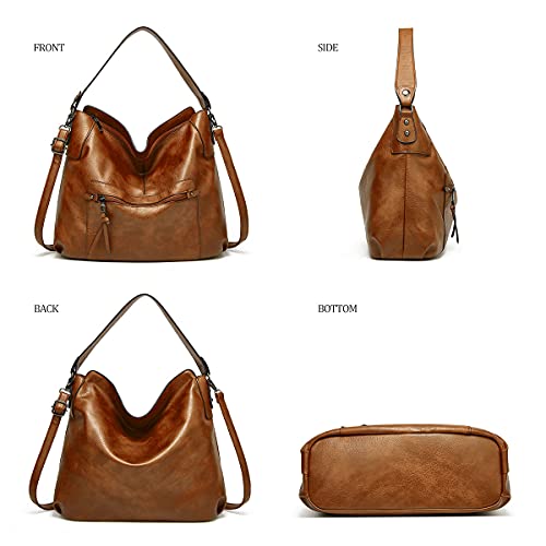 image for Gladdon Hobo Bags for Women,Large Capacity Handbags Bags Ladies Tote B