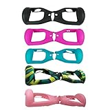 ABBY Hoverboard Hülle Silikon Schutzhülle für 6,5 Zoll 2 Rader Smart Self Balancing Elektro Scooter Cover (Dick Rosa)