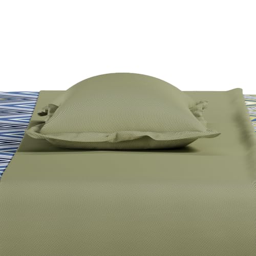 Image of Mytrident Bedsheet for Double Bed King Size |108 inch x 108 inch | Wave Blues