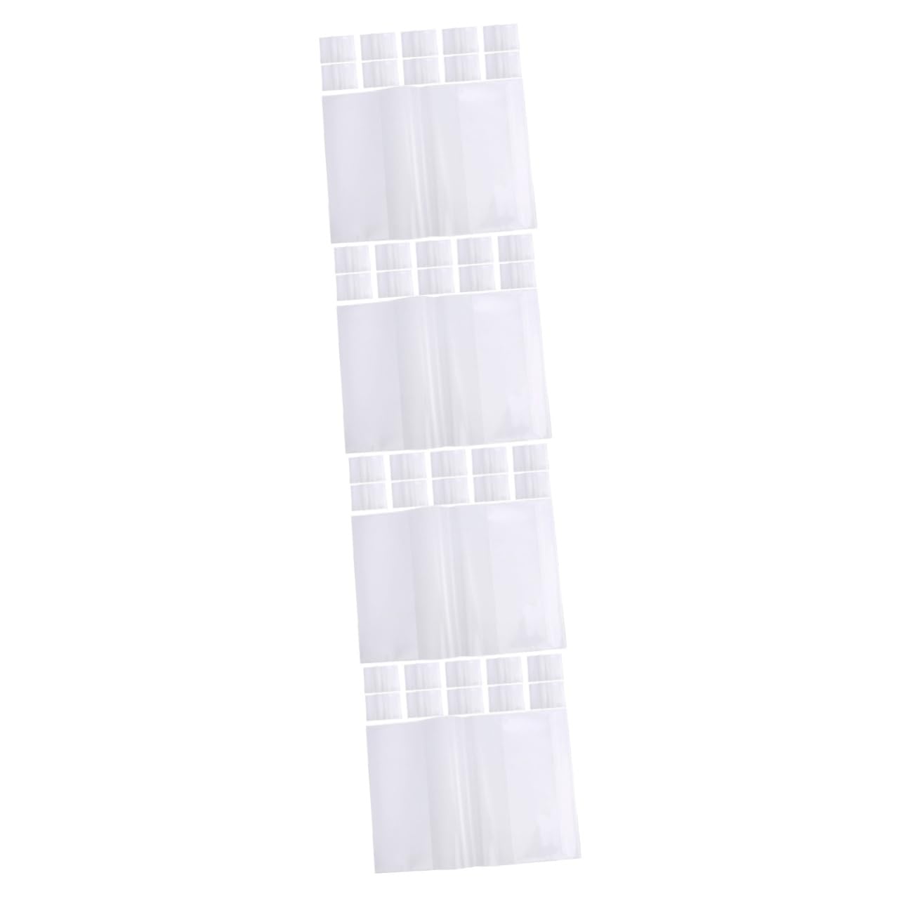 80piezas Cubiertas De Libros Transparentes y Reutilizables Protector Para Libros De Fácil Instalación Resistente y Limpio Para Estudiantes y Lectores