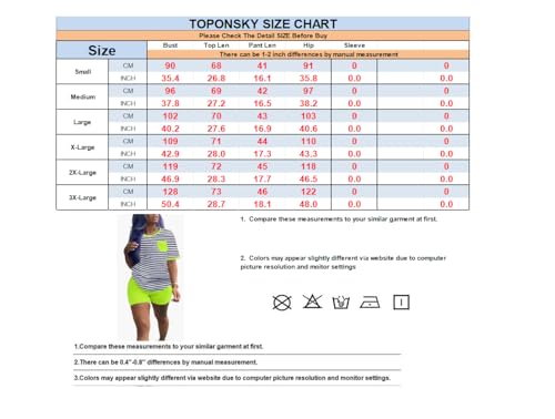 Image of TOPONSKY Womens 2 Piece Sports Outfit Tracksuit Shirt Shorts Jogger Bodycon Sets