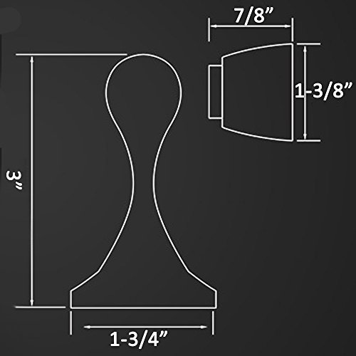 LUANT WYA4 Solid Mental Magnetic Door Stop Wall Mounted, Acrylic, 1 x Oil Rubbed Bronze - Image 2