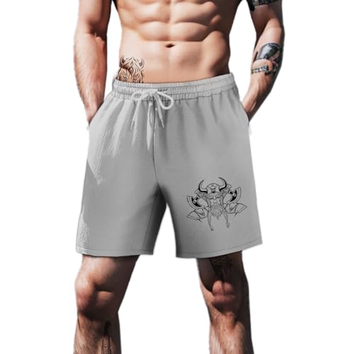 Mens Quick Dry Athletic Shorts Gym Workout Lightweight Beach Casual Outdoor Big and Tall Elastic Waist Comfy Pants