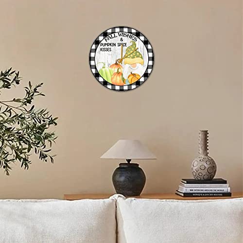 Horloge murale en bois cadeau idéal d'automne pour maison rétro