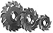 F&D Tool Company 11701-AL532 Staggered Tooth Side Milling Cutter for Aluminum Cutting with 20 Degree Helix, 4" Diameter, 1/4 " Width of Face, 1.25" Hole Size, 10 Number of Teeth
