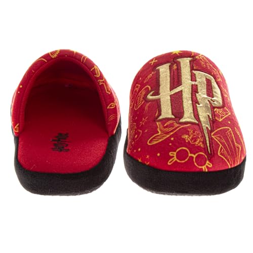 Harry Potter Boy Girl House slipper Closed Toe Warm Soft Magic Wizard Hogwarts Indoor Shoes Size Little Kid 11-13 Big Kid 1-5 Adult 5-123