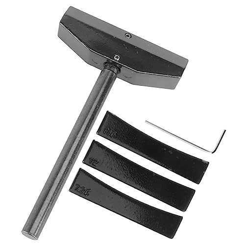 Yardwe ギターフレット取り付けツール フレットプレスカウル インサート付 合金製 耐久性 ギター製作者向け 持ち運び簡単 4個セット