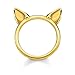 Produktbild Thomas Sabo Damen-Ring Katzenohren gold 925 Sterlingsilber gelbgold vergoldet TR2260-413-39-52
