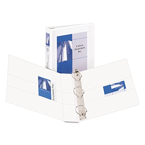 Avery 09401 Durable View Binder, 1.5-Inch Cap Ezd Rings, Letter Size, White, 1/Ea #TOP22