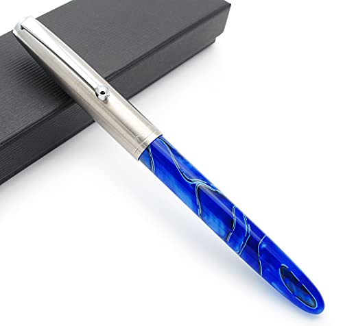 JINHAO ジンハオ 51A 万年筆 セルロイド アクリル ペン スチールキャップ