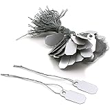 100 Arch Crown String Tags Jewelry Price Display Silver by Belandaria Designs