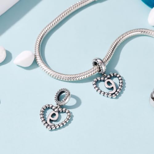 Image of 925 Sterling Silver Number Charm fits Pandora, Gift for Women