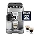 De'Longhi ECAM322.70.SB Magnifica Plus Automatic Coffee Machine with LatteCrema Hot, Bean to Cup Espresso Machine with 18 One-Touch Recipes, Full-Touch Control Panel, 1450W, Silver/Black