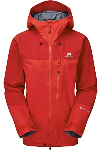 Mountain Equipment W Manaslu Jacket Rot, Damen Gore-Tex Windbreaker, Größe M - 12 - Farbe Imperial Red - Crimson