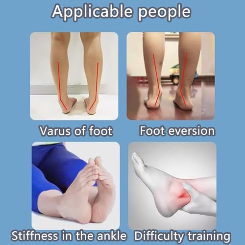 Image of Ankle Flexion and Extension Trainer, Ankle Joint Rehab Training Equipment, Foot Pedal Angle Adjustment Range: 0~80, for Corrects and Prevents Deformities Such As Foot Drop, Inversion