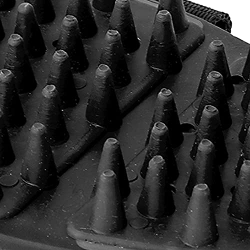 WALDHAUSEN Flex Massage-Striegel, schwarz/grau