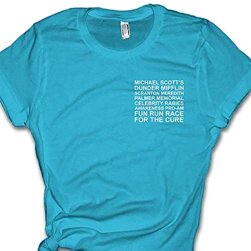 Amazon.com: Michael Scott Fun Run Shirt - The Office Funny T-Shirt ...