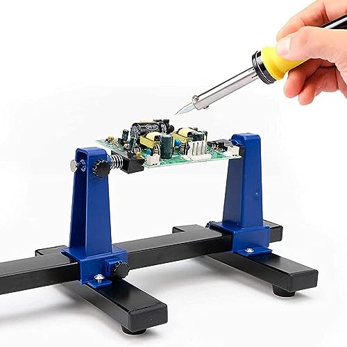 MMOBIEL Adjustable PCB Holder Circuit Board Holder Tool for Circuit Board Soldering Desoldering, Repair Tool 360° Degree Rotation