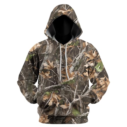 Men's Camo Hoodies Sweatshirt Hunting Shirts Camouflage Long Sleeve Fishing Clothes3