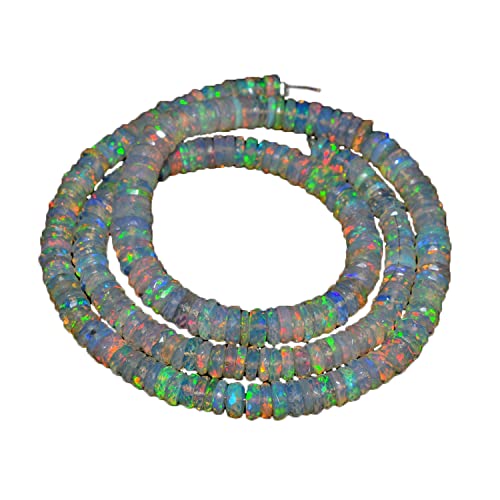 Opale de feu éthiopienne en perles de collier pour illuminer vos bijoux du quotidien